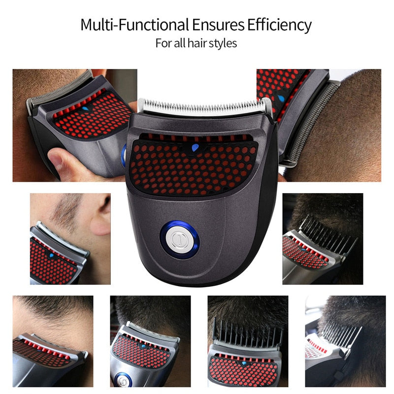 Mini Hair Clipper Rechargeable Haircut Men's Professional Electric Hair Trimmer Beard Trimmer Hair Cutting  9Pcs Limit Comb - HAB 