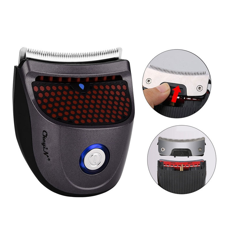 Mini Hair Clipper Rechargeable Haircut Men's Professional Electric Hair Trimmer Beard Trimmer Hair Cutting  9Pcs Limit Comb - HAB 