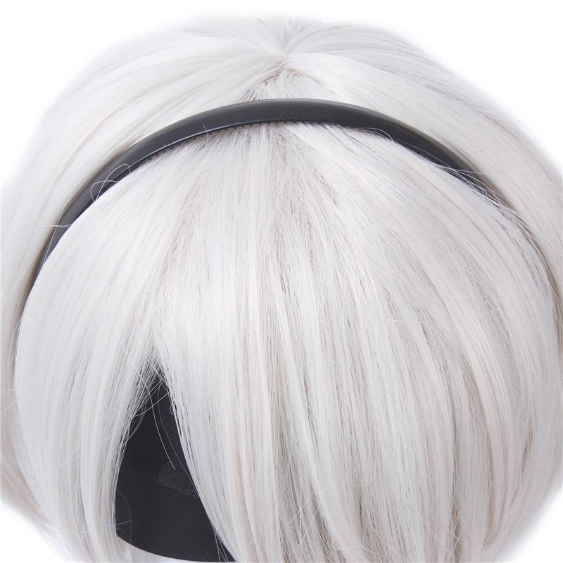 Nier Automatas 2B 9S Cosplay Wigs White Short Men Cosplay Wigs - HAB 