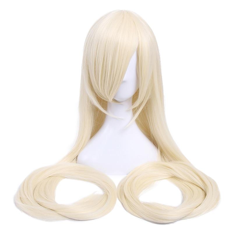 60inch 150cm Long Women Cosplay Wigs 7 Colors Straight Beige Black - HAB 