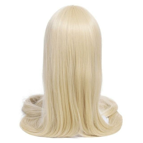 60inch 150cm Long Women Cosplay Wigs 7 Colors Straight Beige Black - HAB 