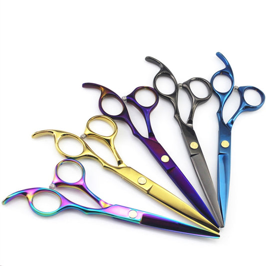 professional Japan 440c 6 inch hair scissors haircut scissor set hairdressing Cutting shears cut thinning barber makas scissors - HAB 