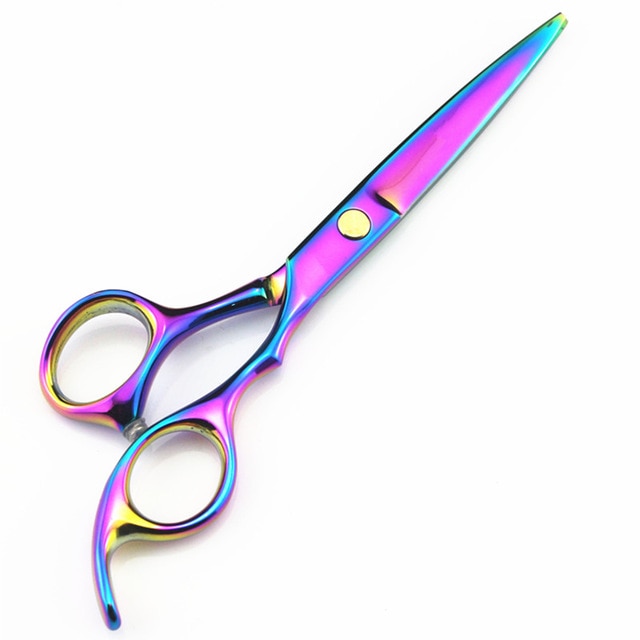 professional Japan 440c 6 inch hair scissors haircut scissor set hairdressing Cutting shears cut thinning barber makas scissors - HAB 