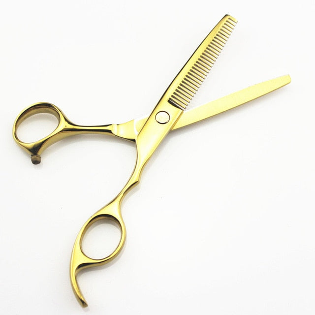 professional Japan 440c 6 inch hair scissors haircut scissor set hairdressing Cutting shears cut thinning barber makas scissors - HAB 