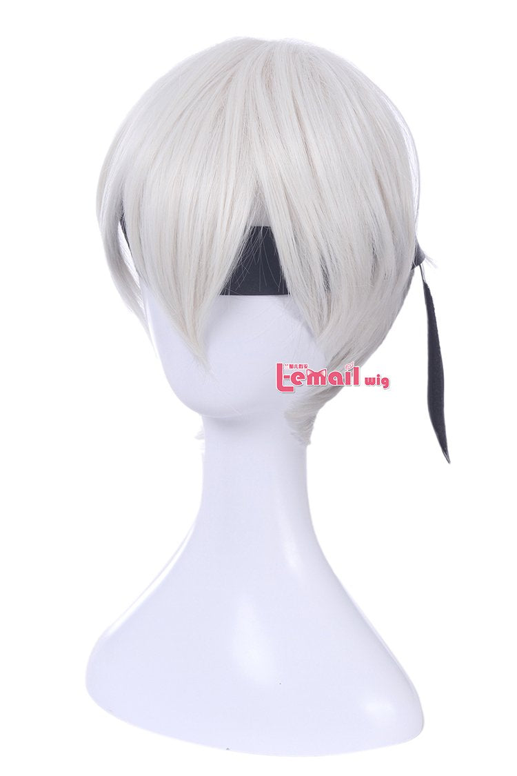 Nier Automatas 2B 9S Cosplay Wigs White Short Men Cosplay Wigs - HAB 