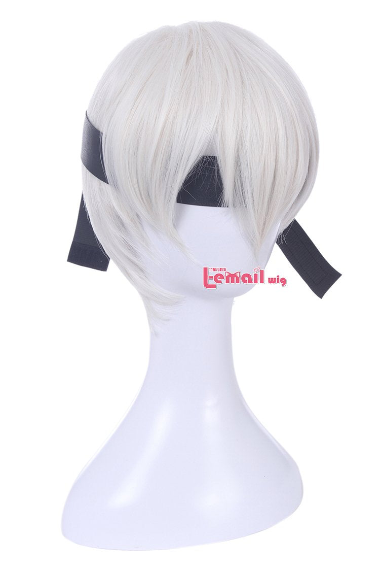 Nier Automatas 2B 9S Cosplay Wigs White Short Men Cosplay Wigs - HAB 