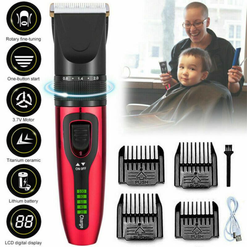 Barber shop hair clipper Rechargeable Hair Clipper Electric Cordless Mini Hair Trimmer Pro Hair Cutting Machine Beard Trimer - HAB 