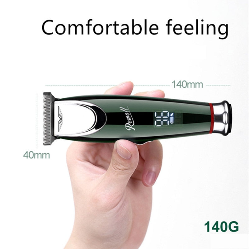 Hair clipper Professional Hair Trimmer For Men Beard Electric Hair Clippers haircut machine 0 mm Steel blade cutting machine - HAB 