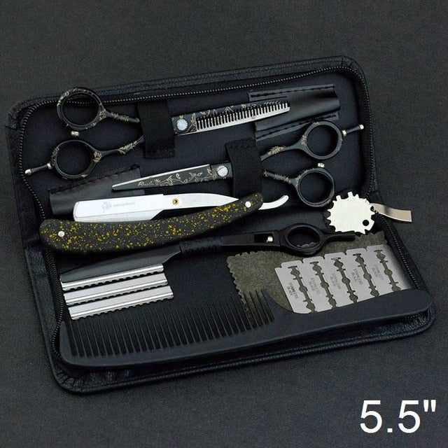 5.5/6.0" Sale Japanese Hair Scissors Professional Shears Cheap Hairdressing Scissors Barber Thinning Hairdresser Razor Haircut - HAB 