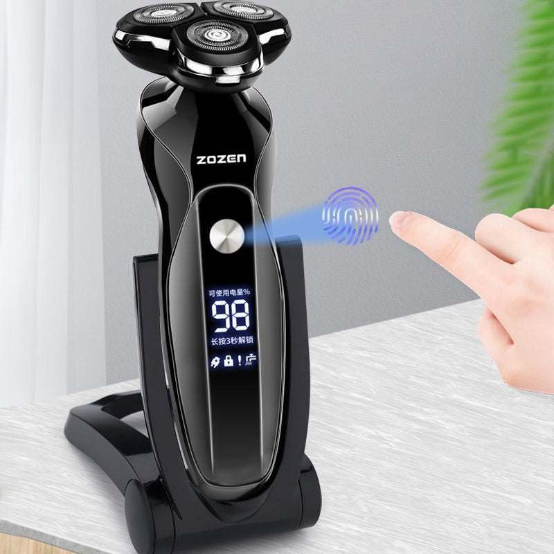 2020 New 3D Men Eletric Shaver Razor BlackStone3 IPX7 Waterproof Wet & Dry Dual Use LCD 3D Smart Control Shaving Beard Machine - HAB 