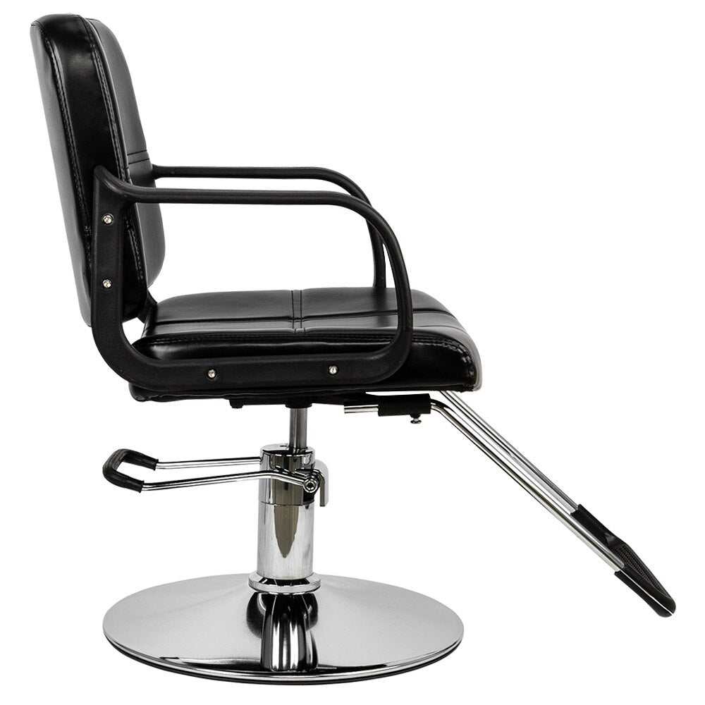 HC125  Beauty Salon Chair Salon Chair Barber Woman Barber Chair Hairdressing Chair Black US warehouse in Stock - HAB 