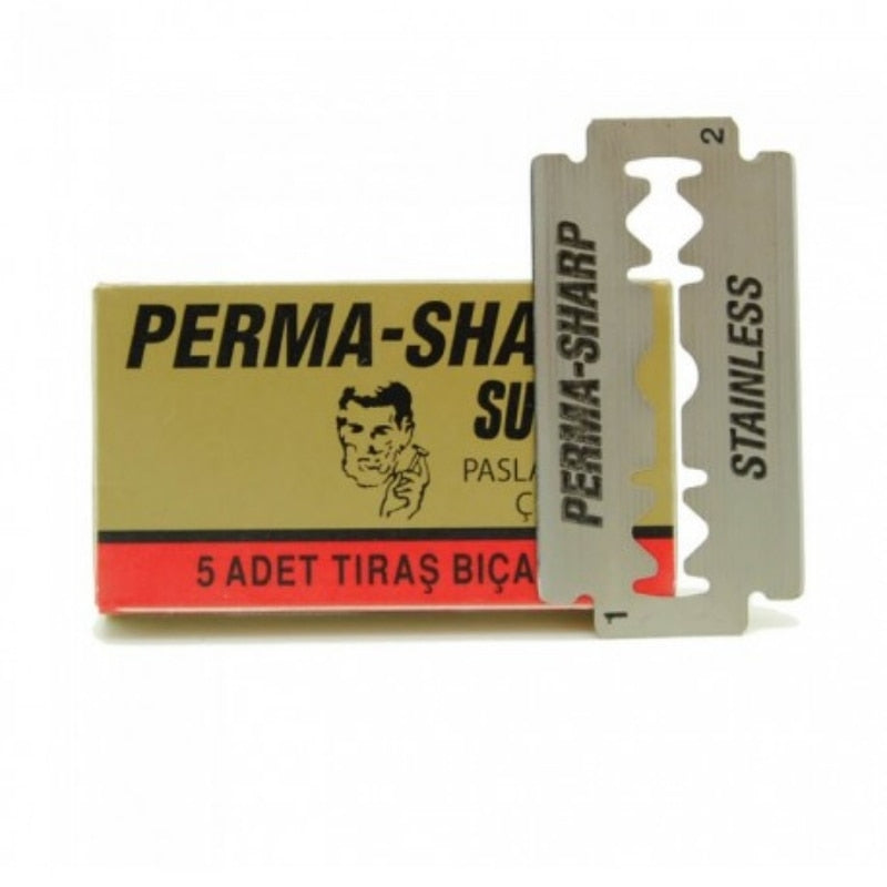 Perma-Sharp Double Edge Razor Blades 1 Pack / 100 Pcs - HAB 