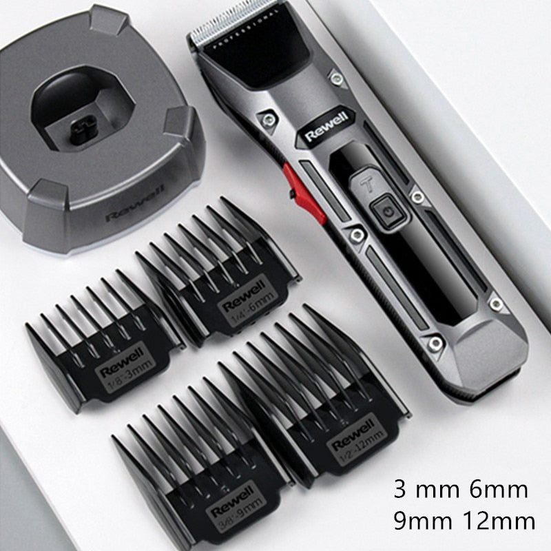 Haircut Machine 6H Professional Hair Clipper Barber Hair Trimmer Men Cordless Shaving Machine Lithium Battery  Strong Power - HAB 