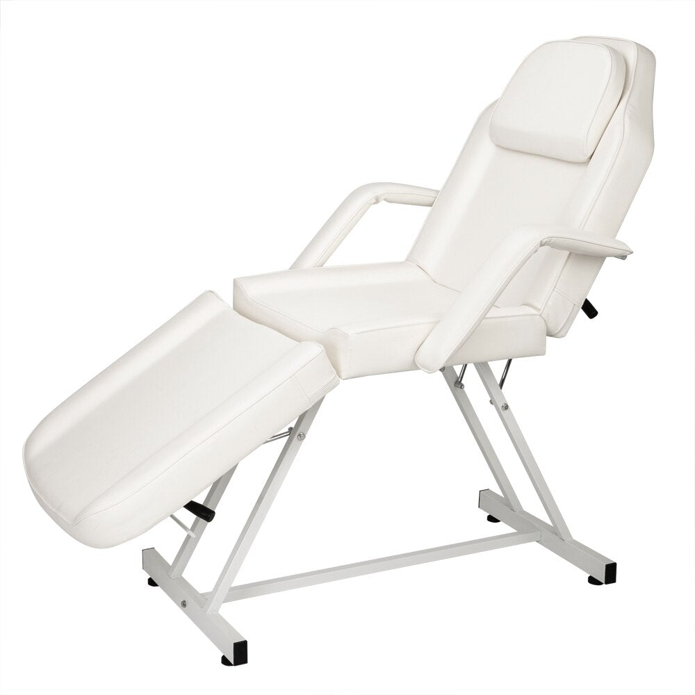 HZ015 Beauty Salon Chair Salon Chair Barber  Dual-purpose Barber Chair Without Small Stool White - HAB 