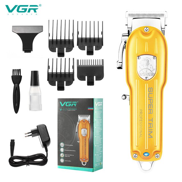 VGR 117 Hair Clipper Professional Personal Care USB Clippers Trimmer Barber For Hair Cutting Machine Clippers VGR V117 - HAB 