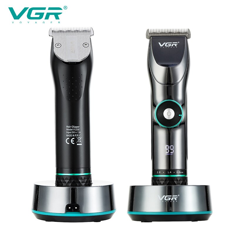 VGR 256 Hair Clipper Professional Personal Care Digital Display Variable Speed Trimmer For Men  Barber Clippers V256 - HAB 