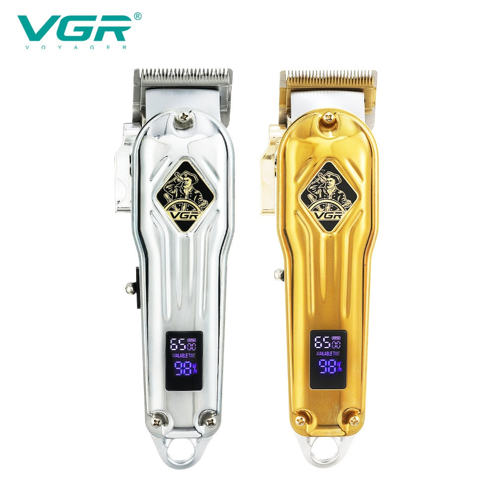 VGR 267 Hair Clipper Professional Barber New Digital Display Electric  Metal Clipper  Trimmer For Men For Hair VGR V267 - HAB 