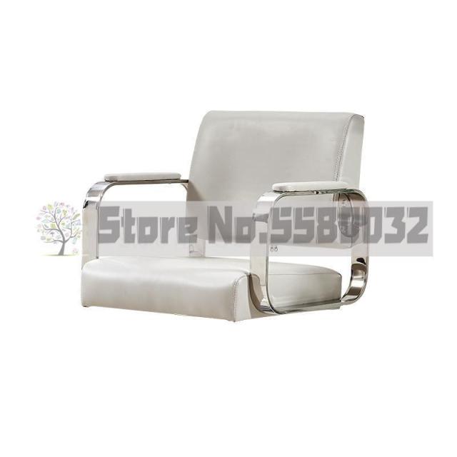 New Hairdressing Chair Hairdressing Salon Special Barber Shop Hairdressing Salon Shearing Chair Stainless Steel Armrest Hairdres - HAB 