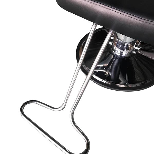 HZ8743  Beauty Salon Chair Salon Chair Professional Portable Hydraulic Lift Man Barber Chair Black - HAB 