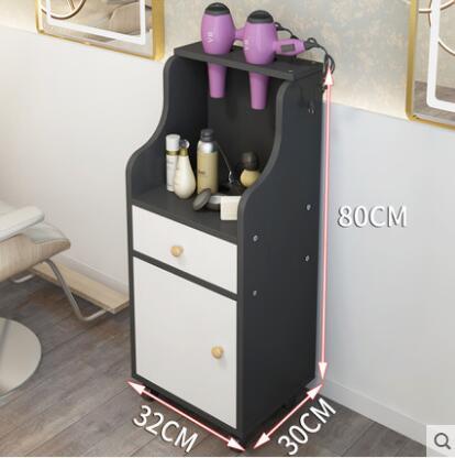 Barber shop tool cabinet hair salon special tool table hairdresser rack drawer mirror cabinet small hair cutting cabinet - HAB 