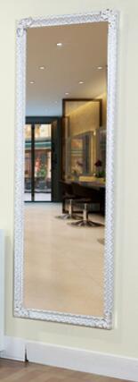 Hairdressing mirror table Barber shop mirror Hair salon mirror Floor mirror Single frame makeup mirror table - HAB 