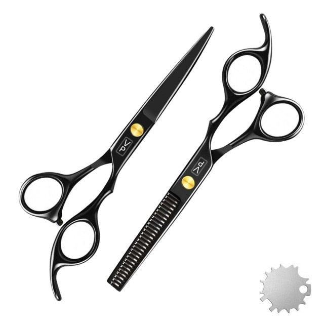 6 Inch Haircut Hairdressing scissors Barber scissors professional cutting thinning hair scissors  professional hair salon tools - HAB 