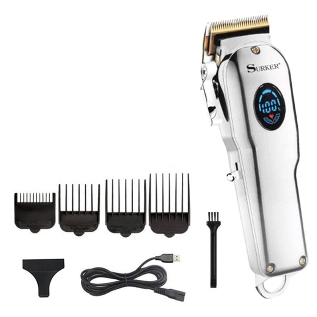 Powerful barber hair clipper adjustable professional electric hair trimmer for men hair cutting machine children adult haircut - HAB 