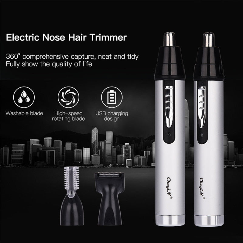 Fast shaving Men Electric Nose Ear Hair Trimmer Painless Women trimming sideburns eyebrows Beard hair clipper cut Shaver49 - HAB 